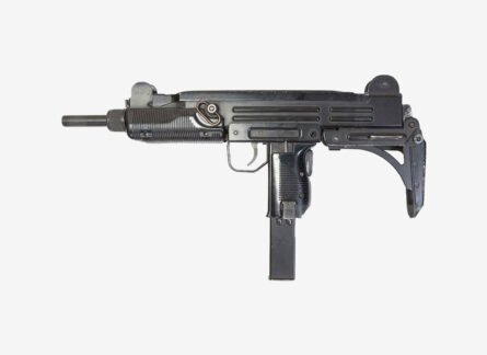 Deactivated Submachine UZI With Folding 9 MM